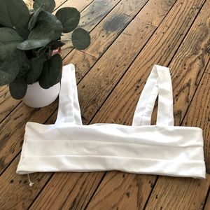 Summer White Bikini Top